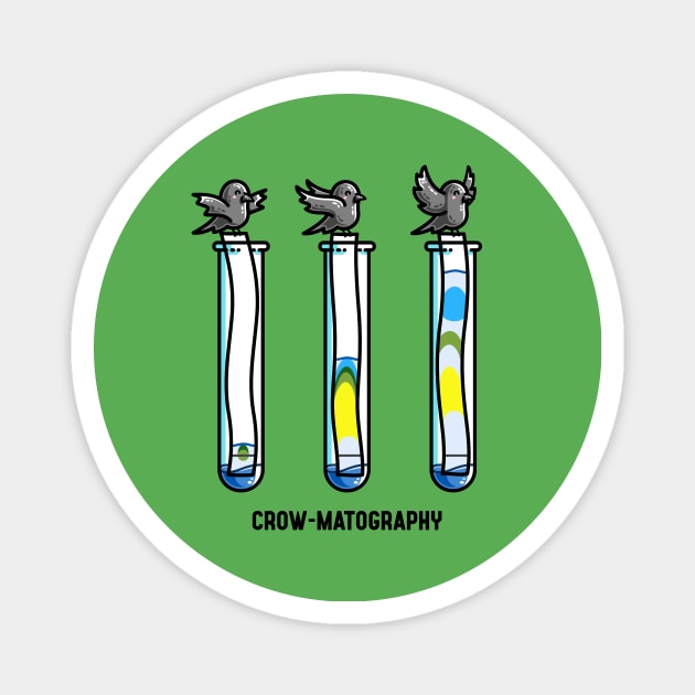 Chromatography Chemistry Pun Magnet by freeves